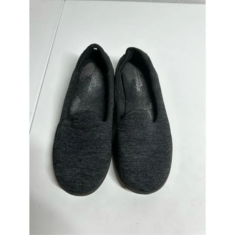 Skechers GoStep Life Mat Women's Comfort Slip On Shoes Size 8,5 Black